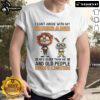 Funny lion and bunny graphic tee: I Cant Argue With My Husband, Hes Older Than Me shirt for humorous couples.