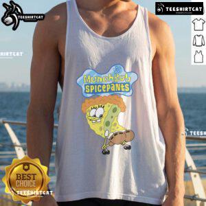 Funny MunchBob SpicePants tank top featuring SpongeBob SquarePants design, perfect for fans of the animated series.