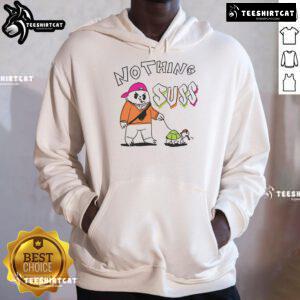 Funny Nothing Suss Hoodie featuring a playful design, perfect for casual wear and making a statement.