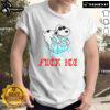 Funny Snoopy Fck Ice Ivory T-Shirt featuring a playful Snoopy graphic with vibrant colors and a humorous message.