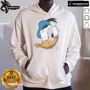 Alt Text: Good Donald Duck Disney big face hoodie featuring a vibrant design, perfect for fans of classic Disney apparel.