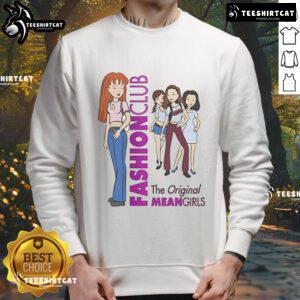 Good Fashion Club The Original Mean Girls Sweatshirt in pink with stylish graphic, perfect for fans of the movie.
