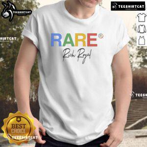 Good Rare Rich Royal T-Shirt featuring a bold design, perfect for stylish casual wear and unique fashion statements.