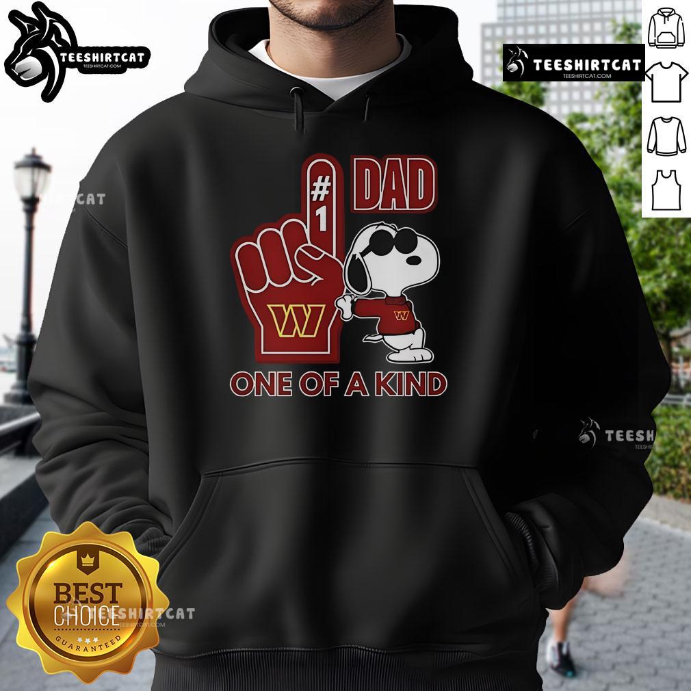 Good Snoopy Washington Commanders DAD hoodie, one-of-a-kind design perfect for fans and unique gift ideas.