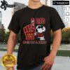 Alt Text: Good Snoopy Washington Commanders Dad One Of A Kind T-Shirt featuring Snoopy in team colors, perfect for Father's Day.