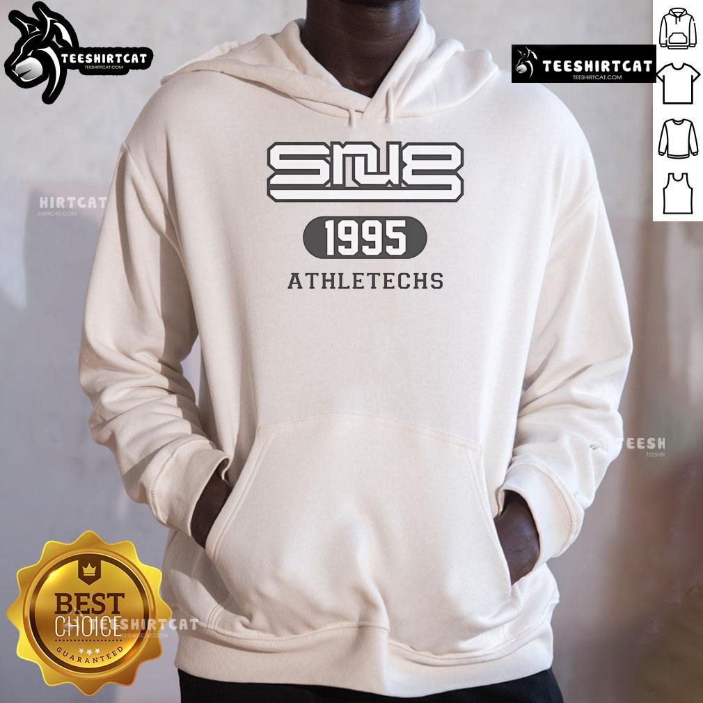 Good Snug Athletechs 1995 Hoodie in vibrant colors, showcasing retro athletic style for sporty fashion enthusiasts.