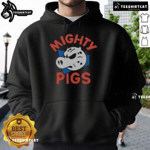 Good The Simpsons Springfield Mighty Pigs Hoodie featuring colorful graphics of the beloved animated characters.