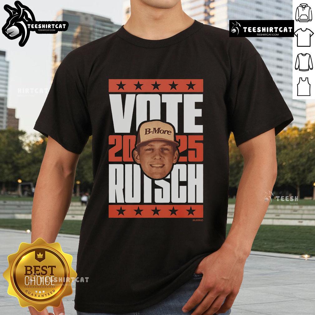 Nice Adley Rutschman 2025 Vote T-Shirt featuring a stylish design for fans and supporters of Adley Rutschman.