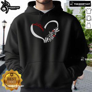 Alt Text: Nice butterflies in my stomach Atlanta Falcons NFL hoodie displayed on a mannequin with a vibrant design.