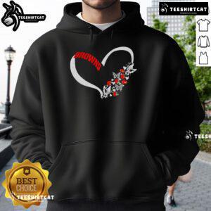 Alt Text: Cleveland Browns NFL hoodie featuring Nice Butterflies in My Stomach design, perfect for fans and cozy wear.