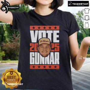 Nice Gunnar Henderson 2025 Vote Ladies Tee featuring a stylish design, perfect for fans supporting Henderson's campaign.