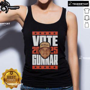 Nice Gunnar Henderson 2025 Vote Tank Top featuring vibrant design, perfect for fans supporting the baseball star.