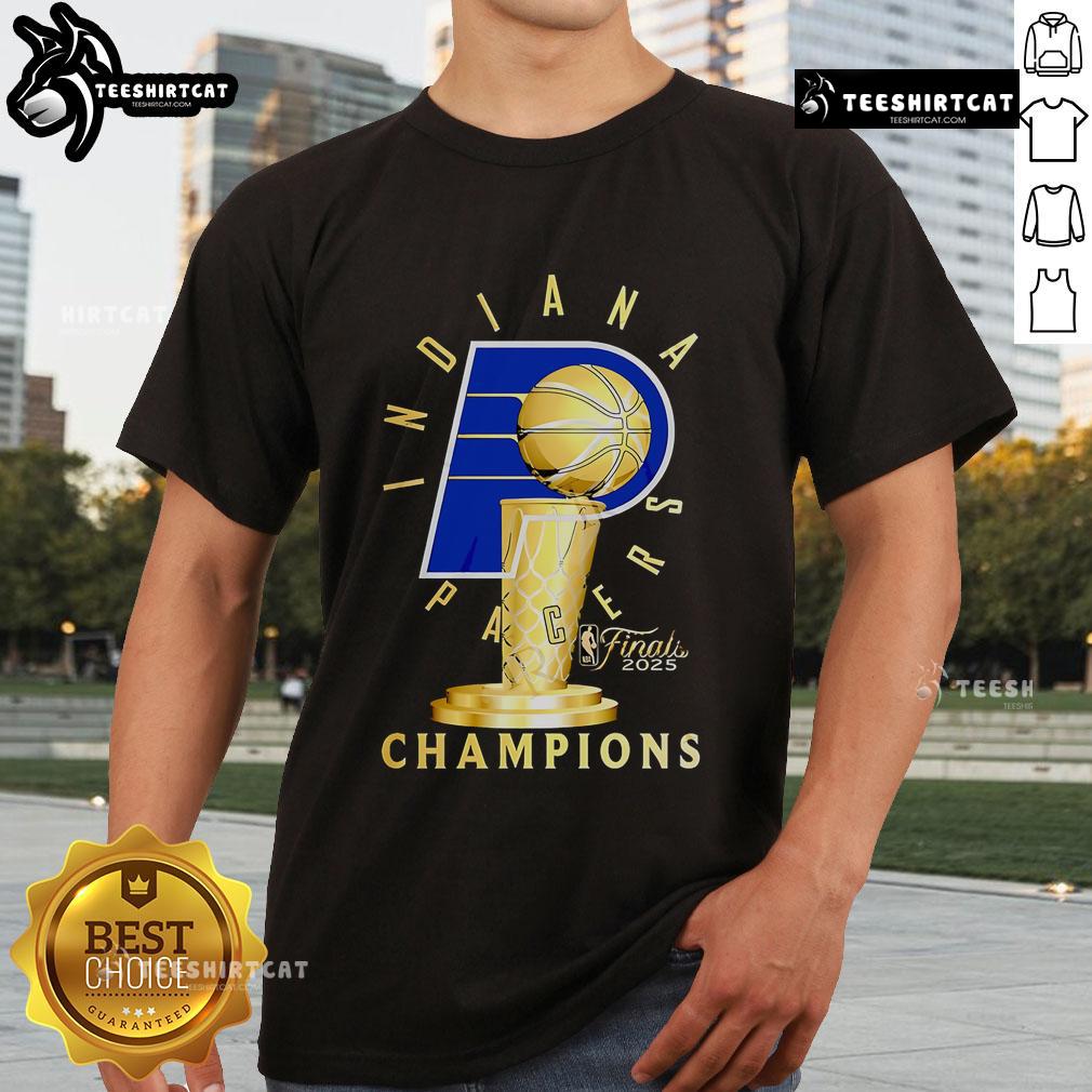 Nice Indiana Pacers Finals 2025 Champions Limited T-Shirt featuring team colors and logo, perfect for fans.