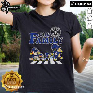 Nice The Family Bluey New York Yankees Abbey Road ladies tee featuring a stylish graphic design for fans.