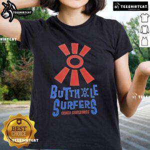 Official Butthole Surfers Gringo Skateboards Super Ladies Tee featuring vibrant graphics and a stylish fit.