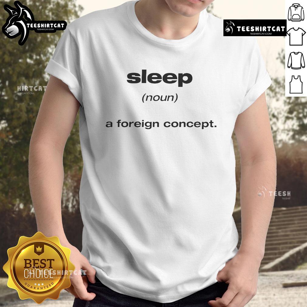 Official Connor Tomlinson Sleep A Foreign Concept T-Shirt featuring unique design and vibrant colors for fans.