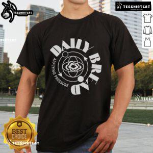 Alt Text: Official Daily Bread Applying Pressure T-Shirt featuring bold graphics and a stylish design for casual wear.