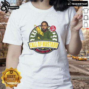 Official Diddy Call of Mustard Not Like Ops 7 Ladies Tee featuring vibrant design and stylish fit for gamers.