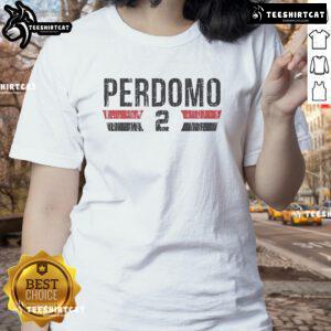Official Geraldo Perdomo Arizona Font Vintage Ladies Tee featuring stylish design and comfortable fit for fans.