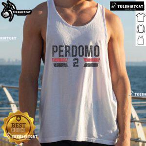 Official Geraldo Perdomo vintage tank top in Arizona font, showcasing a stylish design perfect for fans and casual wear.