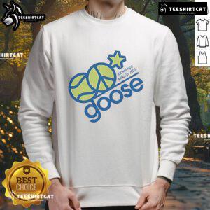 Official Goose Racket NYC June 23, 2025 sweatshirt featuring stylish design and vibrant colors for fans and collectors.