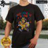 Alt Text: Official Los Angeles Lakers Snap Crackle Boom T-Shirt featuring vibrant design for Independence Day celebrations.