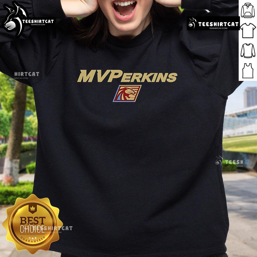 Official Michigan Panthers MV Perkins Sweatshirt featuring team colors and logo, perfect for fans and game day wear.