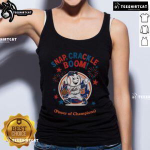 Official New York Mets Snap Crackle Boom tank top for Independence Day, showcasing team spirit and summer style.