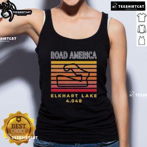 Official Nightfall Road America Elkhart Lake tank top featuring vibrant design for motorsport enthusiasts.