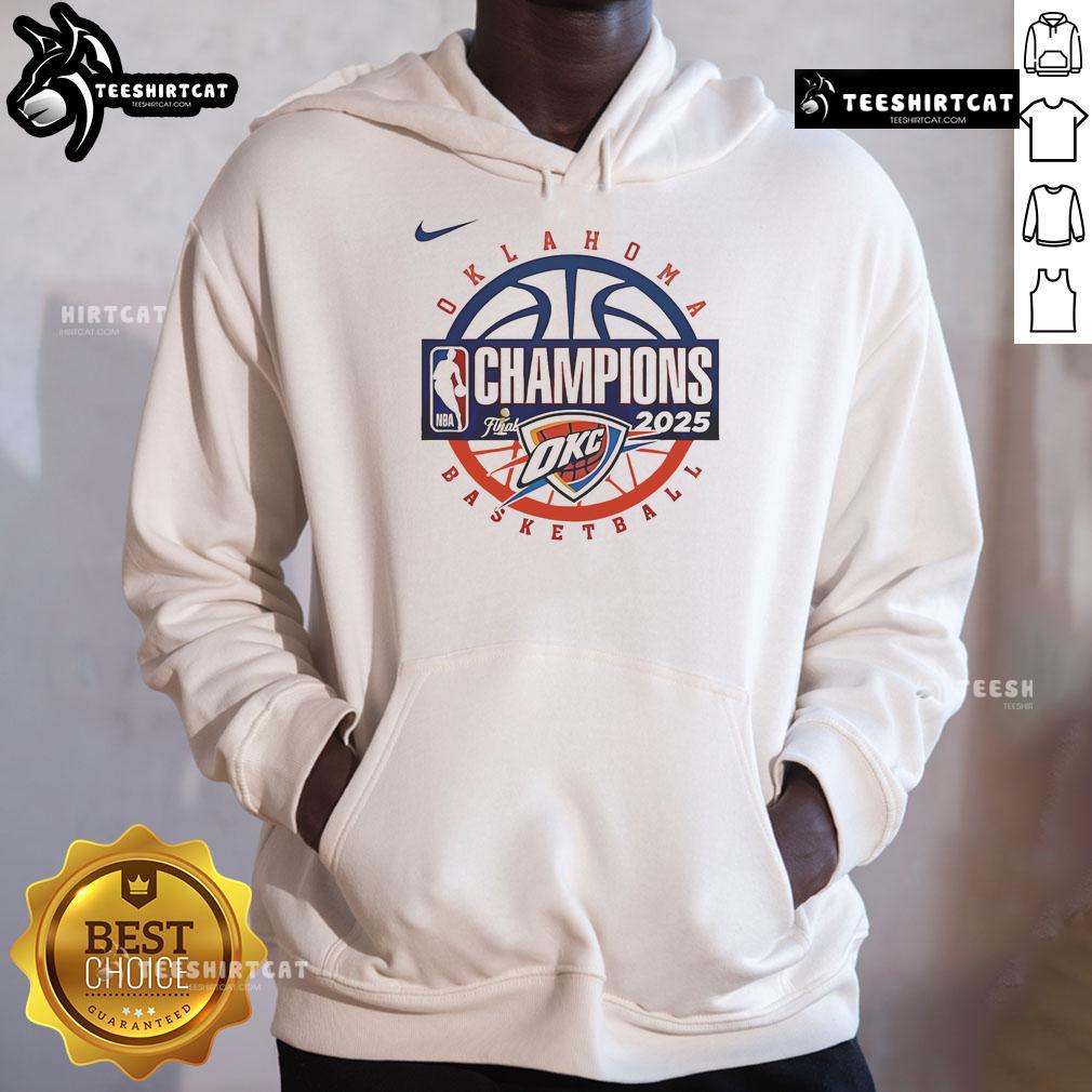 Official Oklahoma City Thunder Men's Basketball 2025 NBA Champions