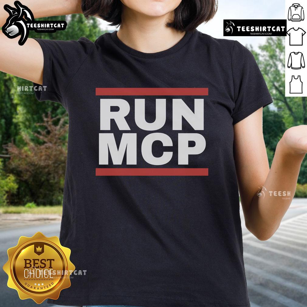 Official Run MCP Ladies Tee in stylish design, perfect for running enthusiasts and casual wear.