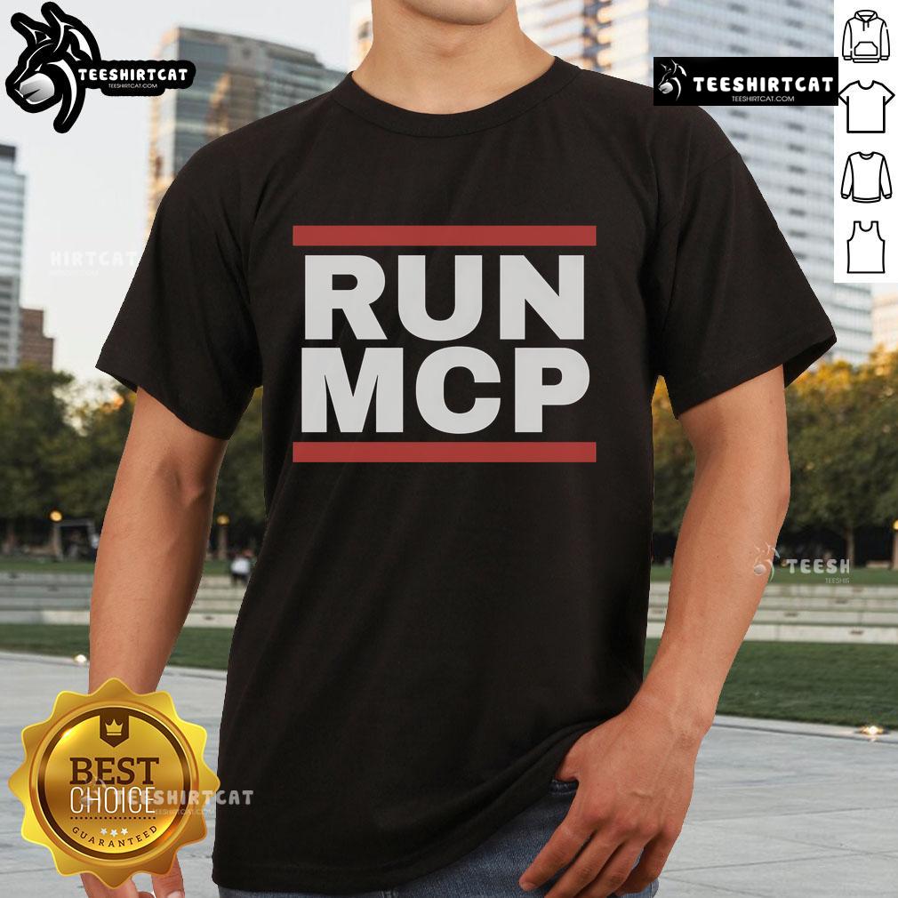 Official Run Mcp T-Shirt featuring a sleek design, perfect for running enthusiasts and casual wear.