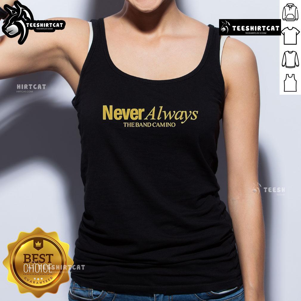 Official The Band Camino Neveralways Tank Top featuring stylish design and vibrant colors, perfect for fans and summer wear.