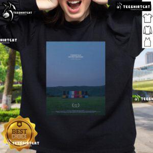 Alt Text: Official Turnstile Never Enough sweatshirt from Tribeca Festival 2025, featuring vibrant graphics and stylish design.