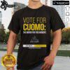 Official Vote For Cuomo The Mayor T-Shirt featuring bold graphics, perfect for showing support during the campaign.