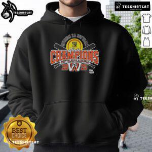 Official West Wilkes Blackhawks 2025 NCHSAA Women's 2A Softball State Champions hoodie displayed on a mannequin.