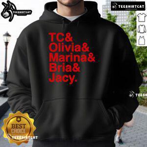 Alt Text: Stylish Original Connecticut WBB Ampersand Stars 2025 Hoodie in navy blue, showcasing a modern design for fans.