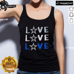 Original Dallas Cowboys Love Repeat Tank Top featuring vibrant team colors and stylish design for fans.