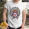 Original Washington Nationals Native American logo T-shirt featuring vibrant colors and unique design for baseball fans.