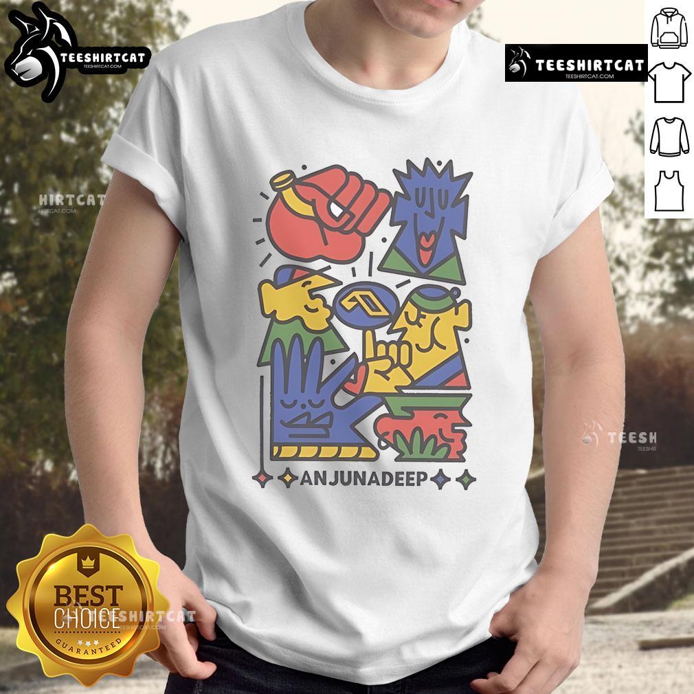 Premium Anjunadeep X Yay Abe T-Shirt featuring a stylish design and high-quality fabric, perfect for music lovers.