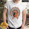 Premium Baltimore Orioles Native American logo t-shirt featuring vibrant colors and unique design for baseball fans.
