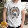Premium Chicago White Sox Native American logo T-shirt featuring a unique design, perfect for fans and collectors.