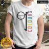 Alt Text: Premium David Sylvian Forbidden Colours My Love Wears Pride Rainbow T-Shirt featuring vibrant rainbow design.
