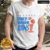 Alt Text: Premium Oklahoma City Thunder 2025 NBA Finals Champions Nike T-Shirt showcasing team pride and quality design.