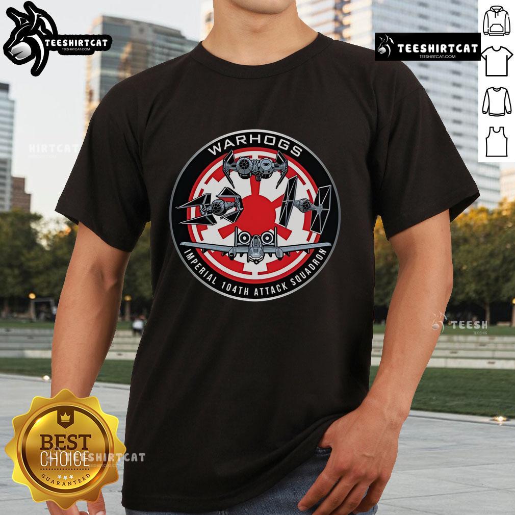 Premium Warhogs Imperial 104Th Attack Squadron T-Shirt featuring a bold design and vibrant colors for fans and collectors.