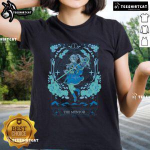Pretty Friren The Mentor tee featuring artwork from Freiren: Beyond Journey's End, perfect for fans and casual wear.