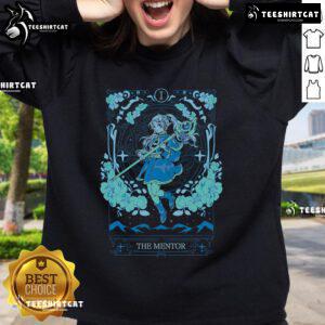 Pretty Frieren The Mentor sweatshirt featuring vibrant artwork from 'Frieren: Beyond Journey's End' series.