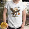Alt Text: Funny No Kings In America Eagle T-Shirt featuring a bold graphic of an eagle, perfect for patriotic and humorous apparel lovers.