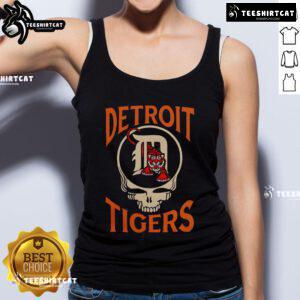 Good Detroit Tigers X Grateful Dead 2025 tank top featuring vibrant graphics, perfect for baseball and music fans.