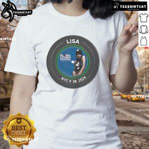 Good Global Citizen GCF 2024 Lisa Ladies Tee featuring stylish design and vibrant colors for impactful global awareness.
